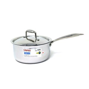 Vinod Platinum Triply Stainless Steel Saucepan 20