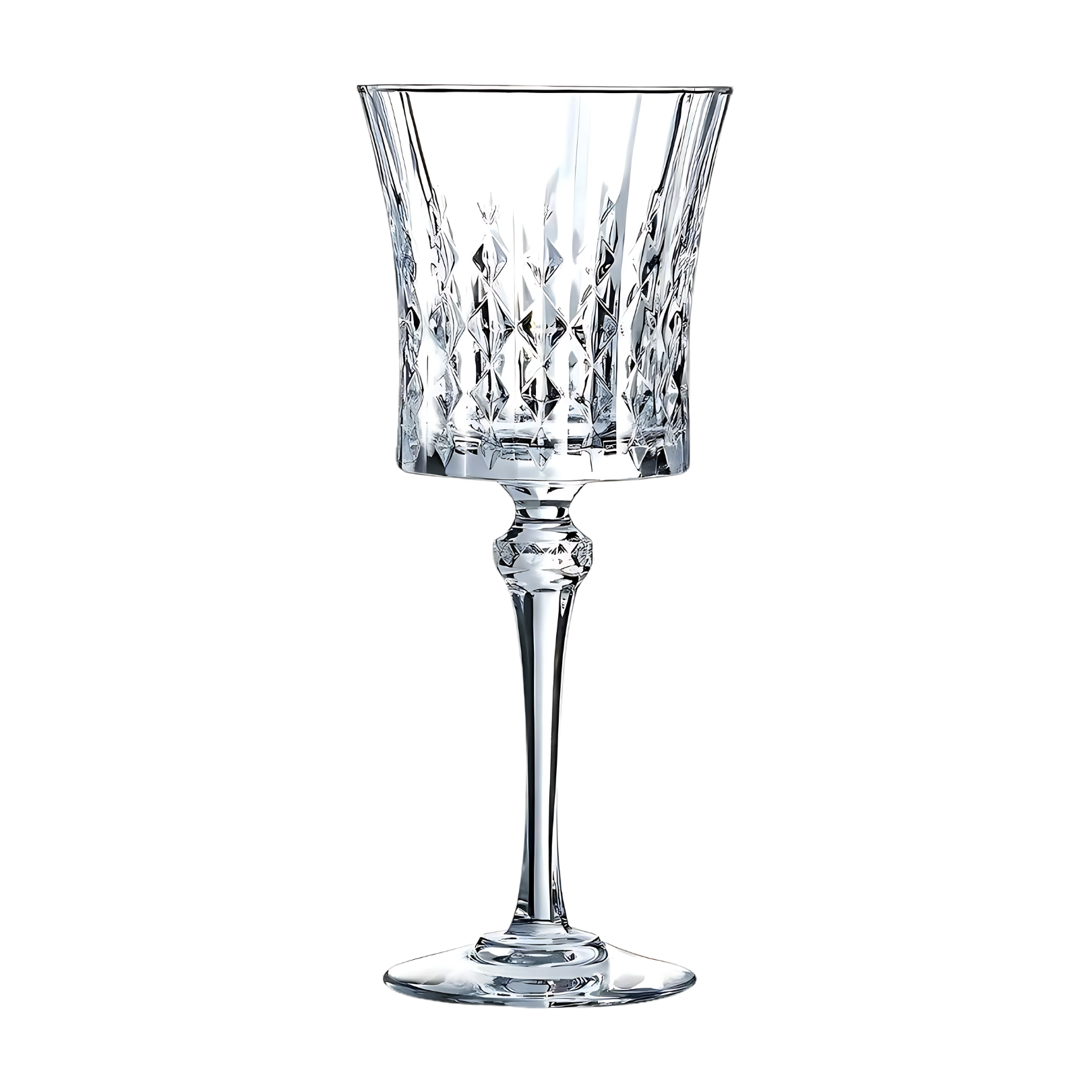 Cristal D'Arques Lady Diamond 6.25 oz Wine Glass 6Pc Set