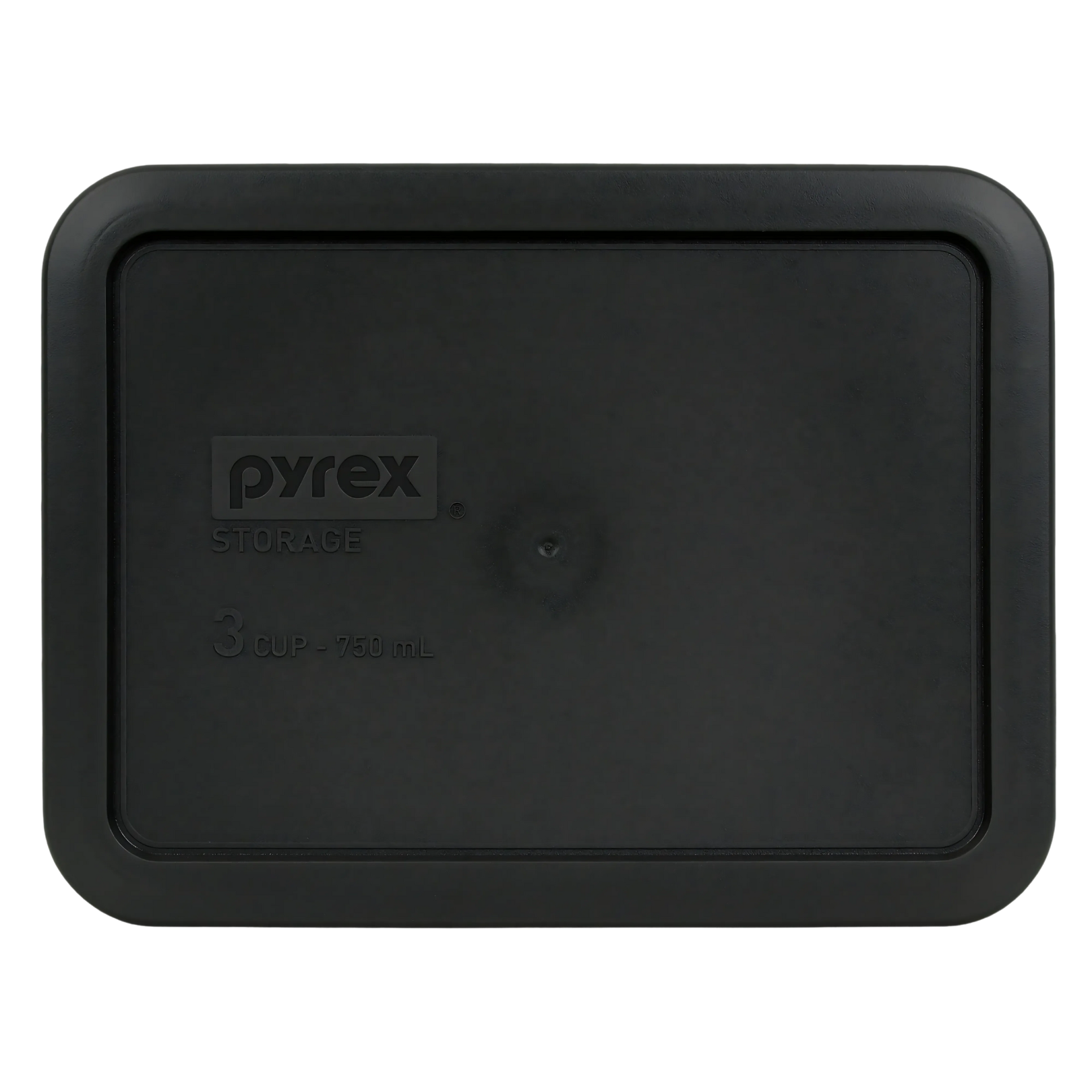 Pyrex Replacement 4 Pc Cover Set-Charcoal (Rectangular) for Pyrex Glass Container (3 Cups)