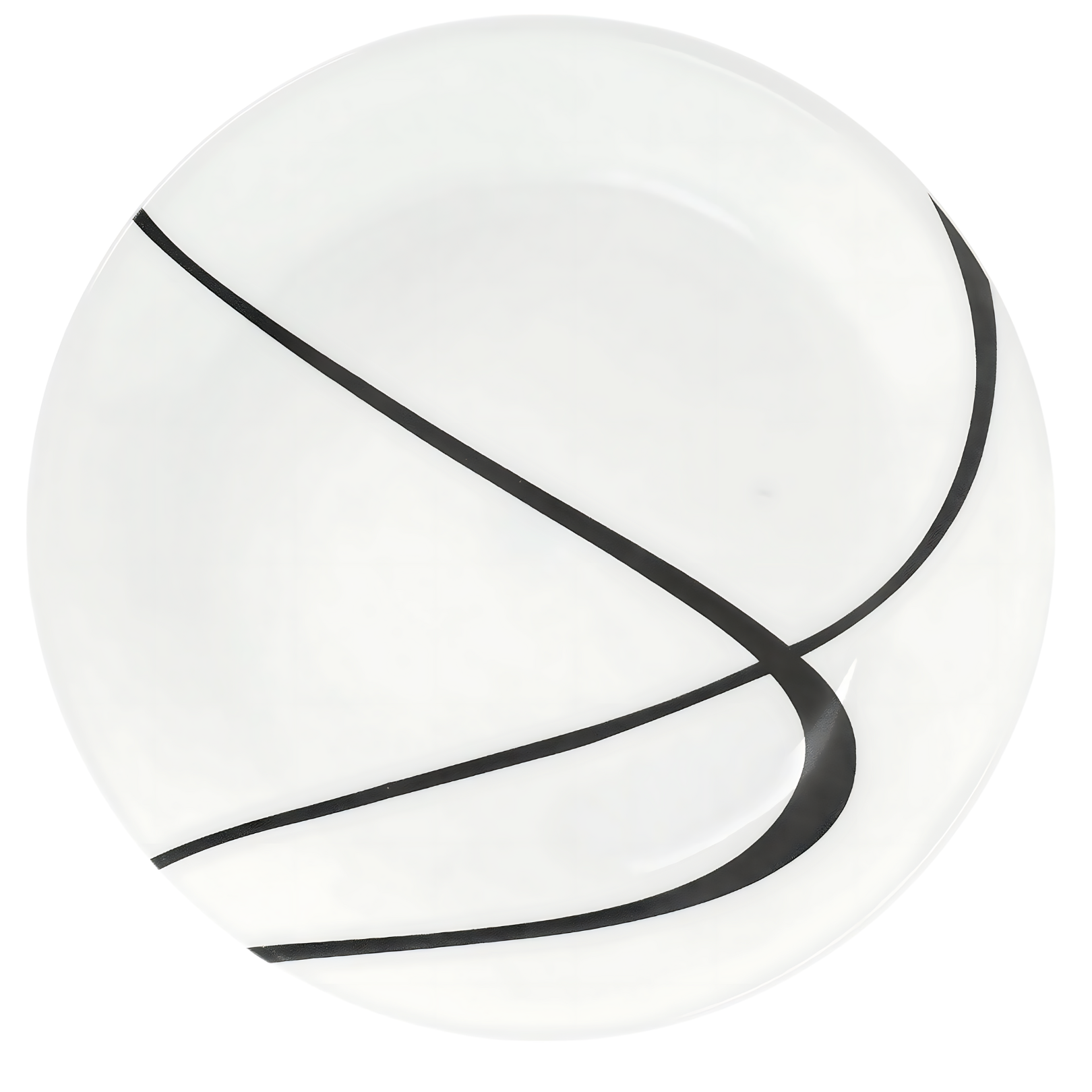 Corelle Twist & Turn Black 10.25" Dinner Plate