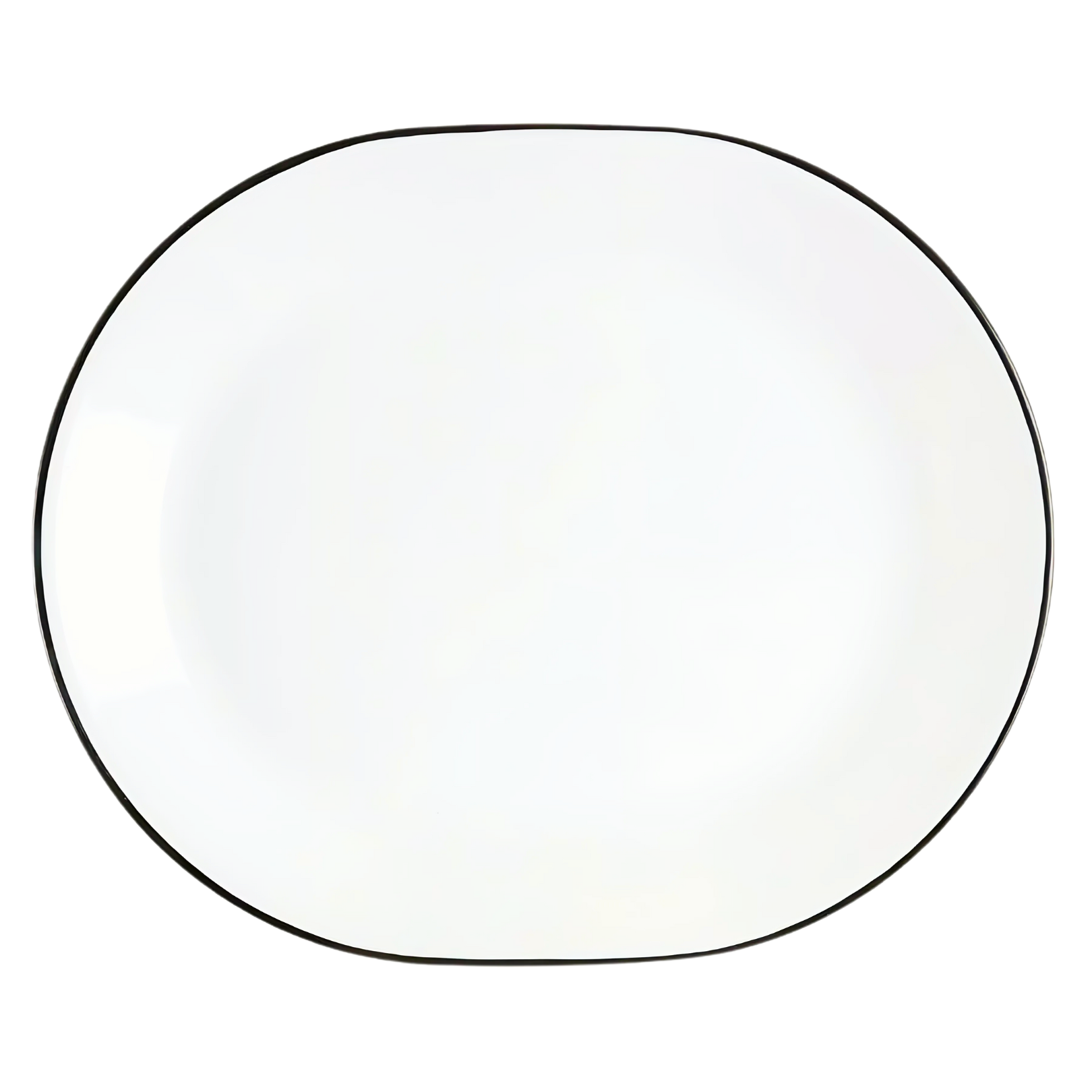 Corelle Fusion Black 12.25" Serving Platter