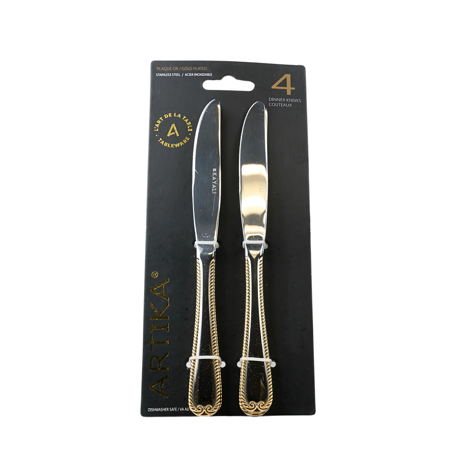 Artika Stainless Steel Dinner Knife 4Pc Set