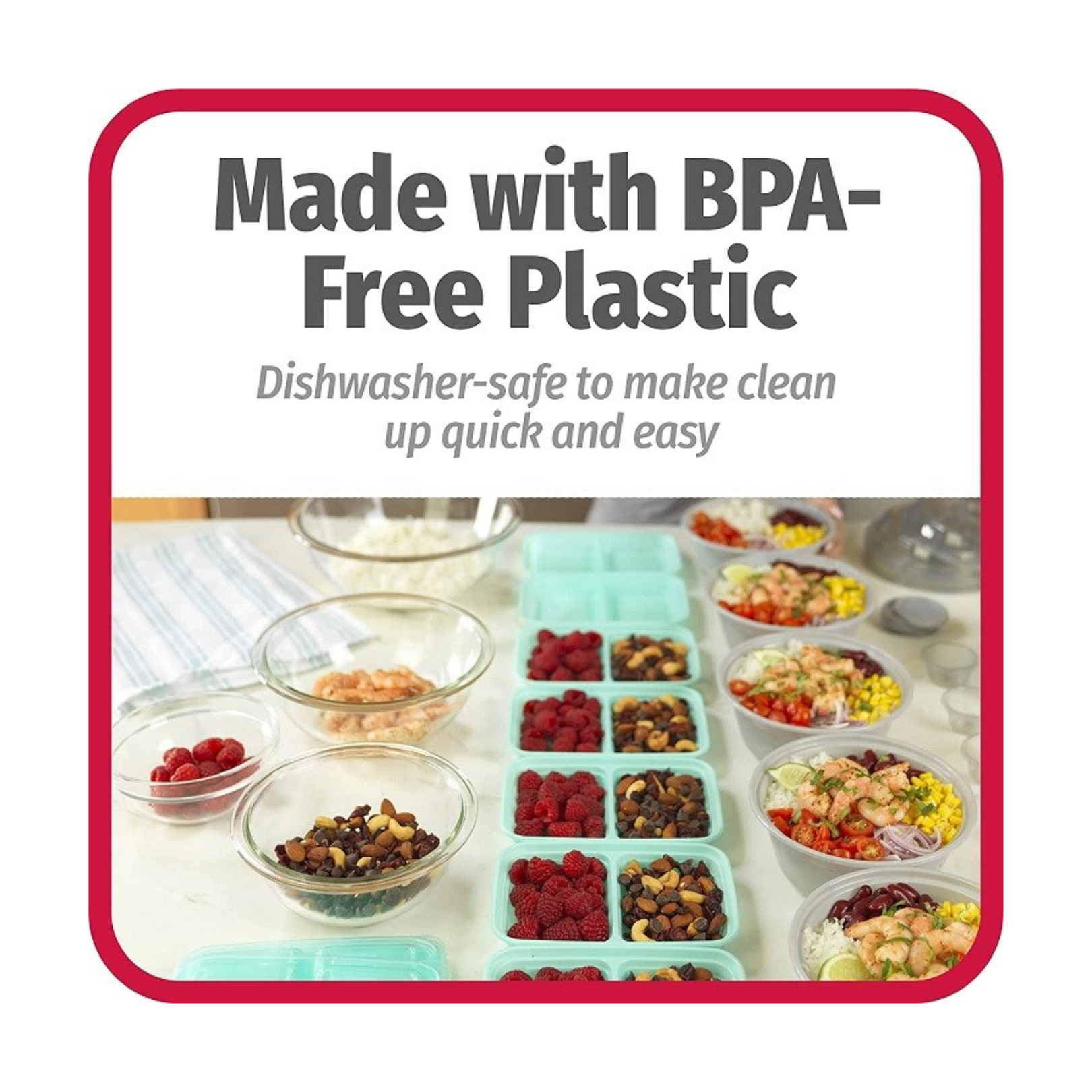 Goodcook Meal & Snack Container Set (60Pc)