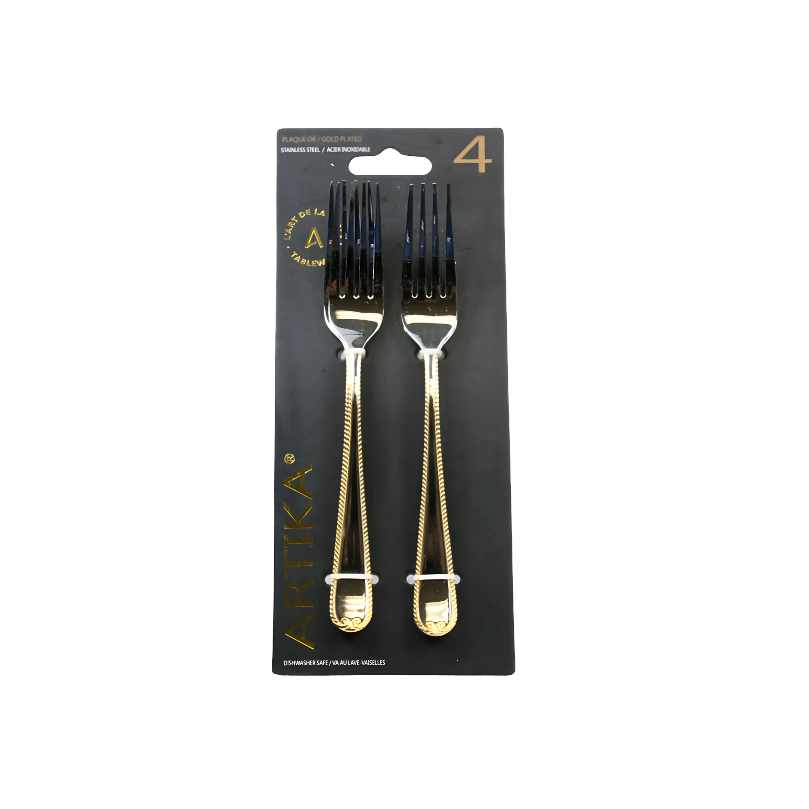 Artika Stainless Steel Dessert Fork 4Pc Set