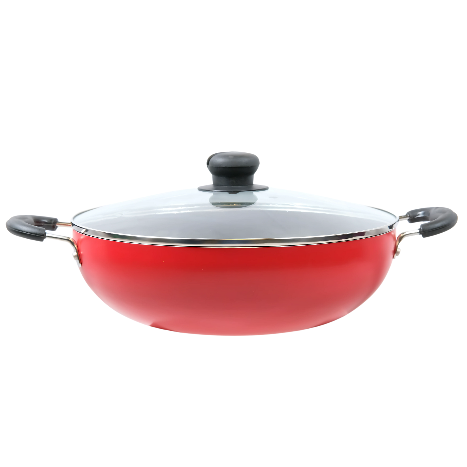 U Cook Non Stick Kadai 28cm With Lid