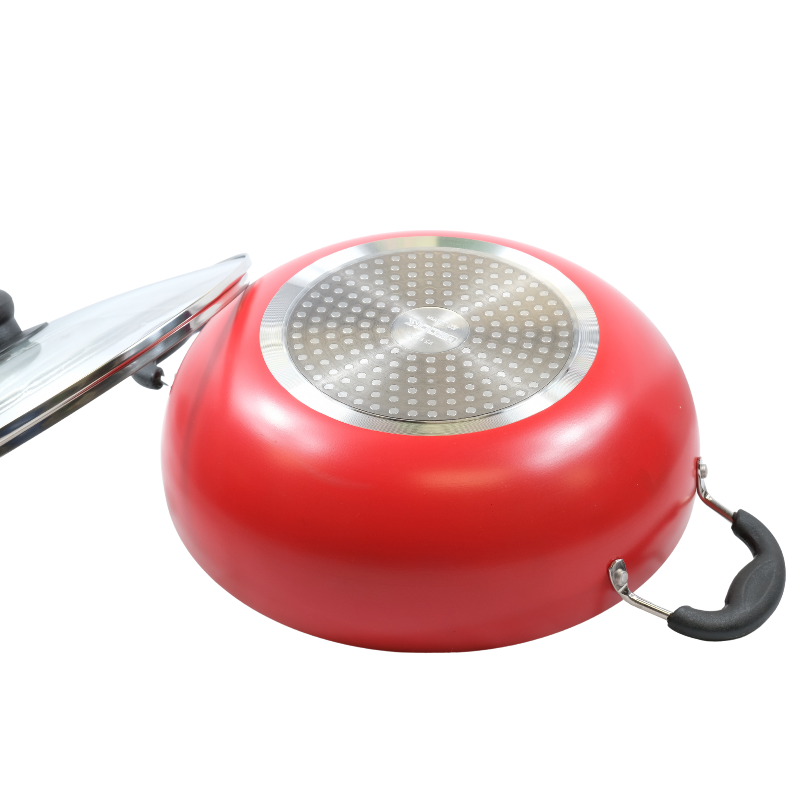 U Cook Non Stick Kadai 28cm With Lid