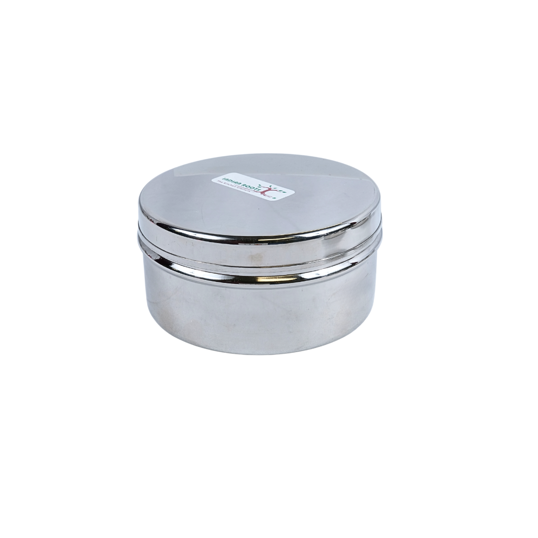 Indian Roots Stainless Steel 8oz Storage Container