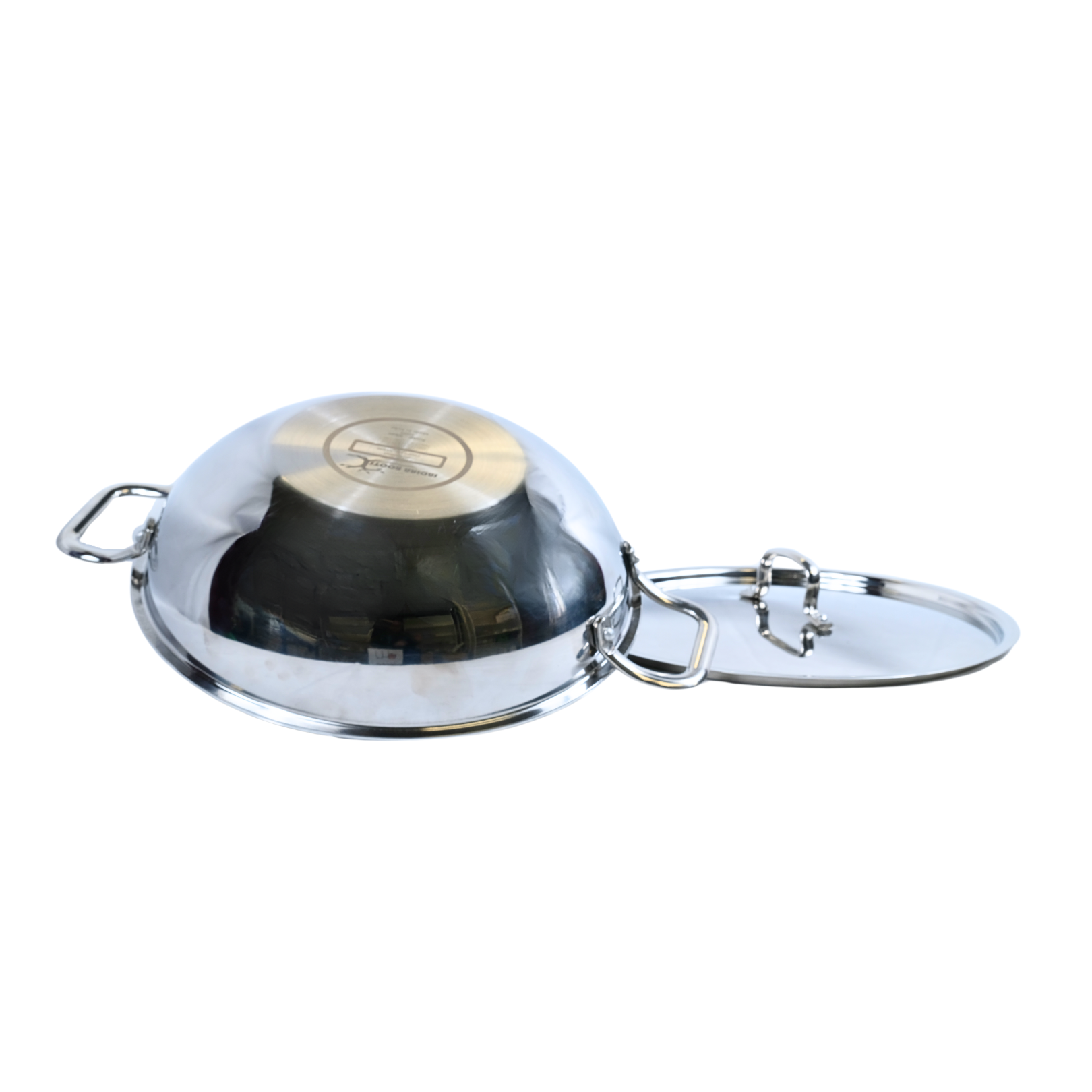 Indian Roots Honeycomb Stainless Steel Kadai 24