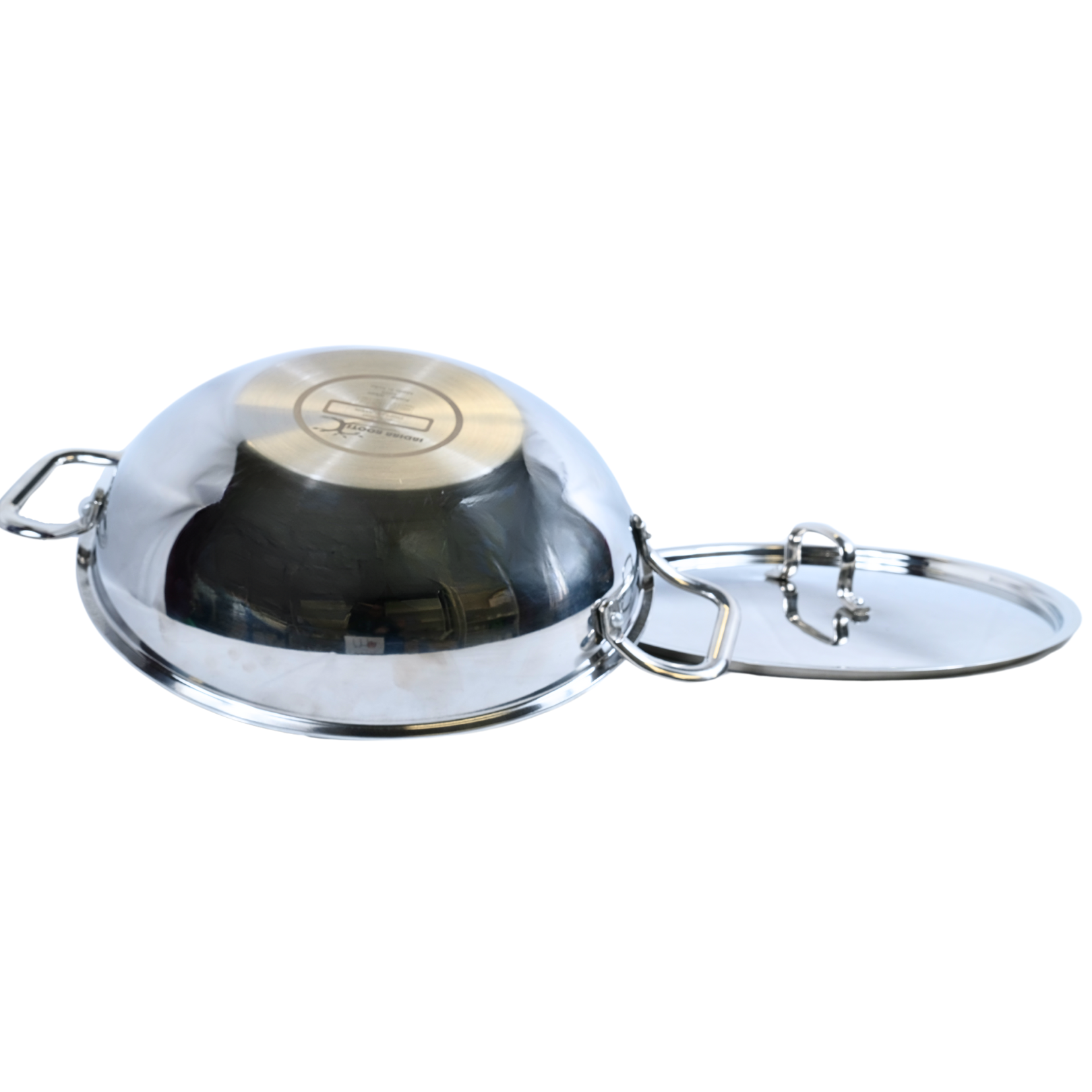 Indian Roots Honeycomb Stainless Steel Kadai 28