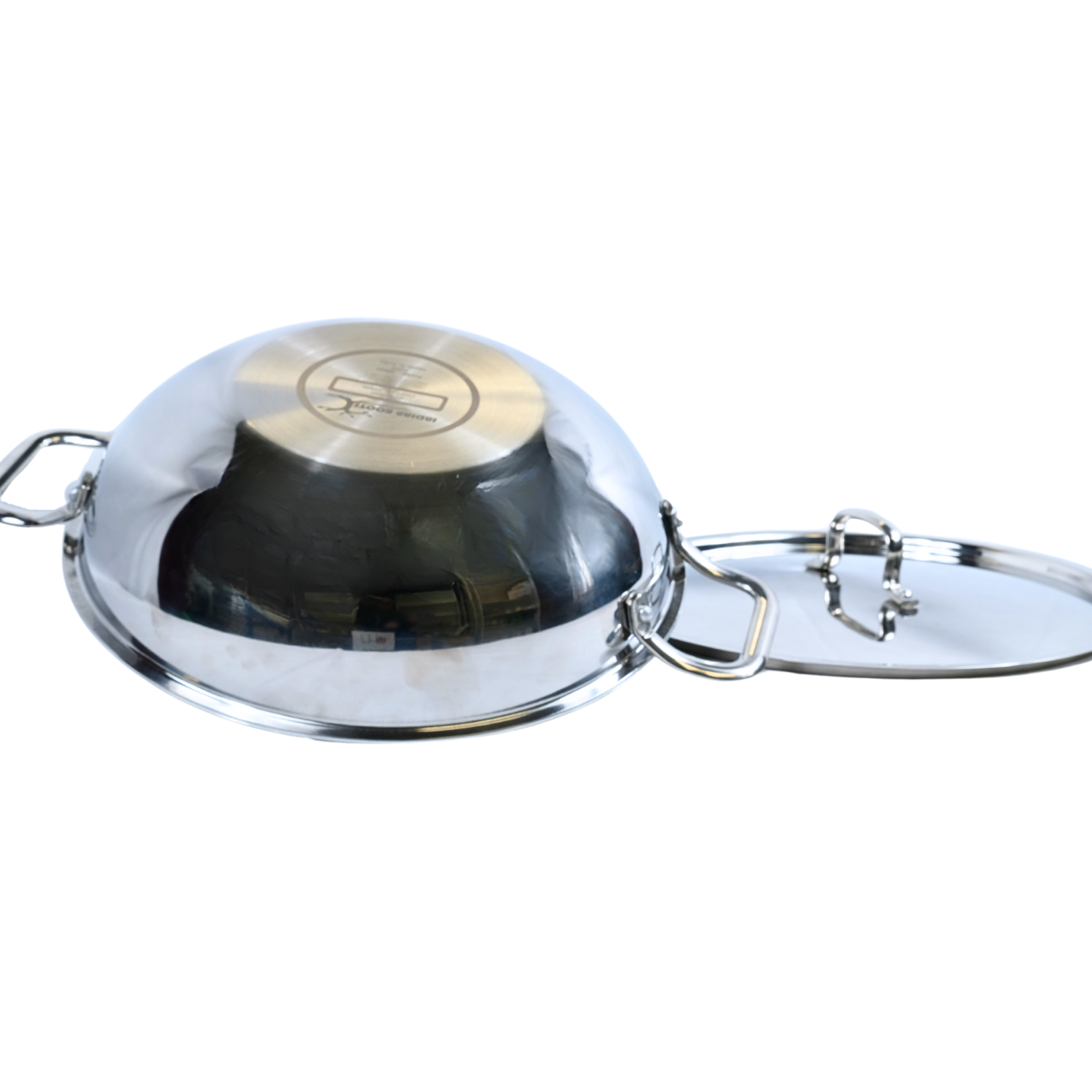 Indian Roots Honeycomb Stainless Steel Kadai 30