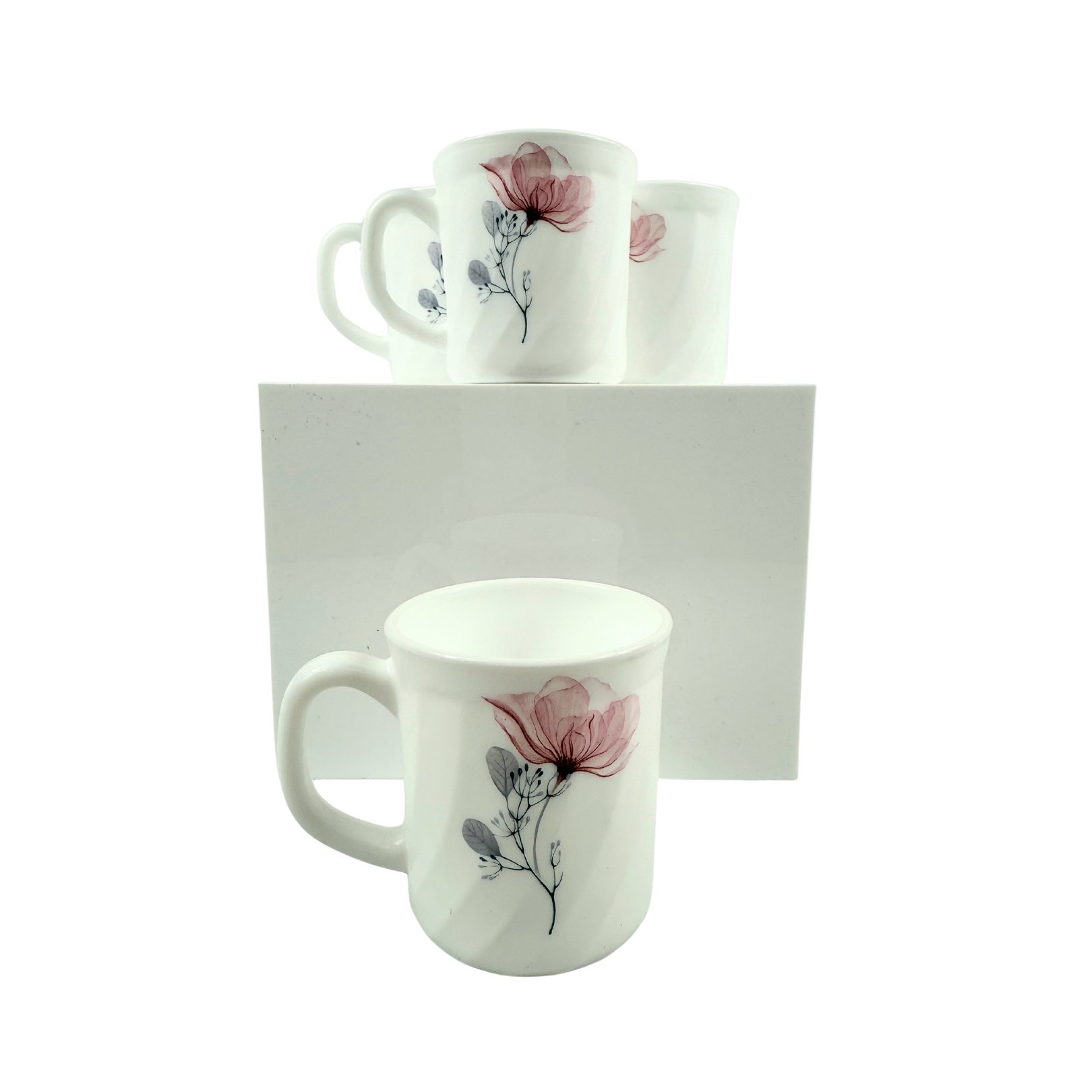 Lily Flower 6 pc Tea Cups