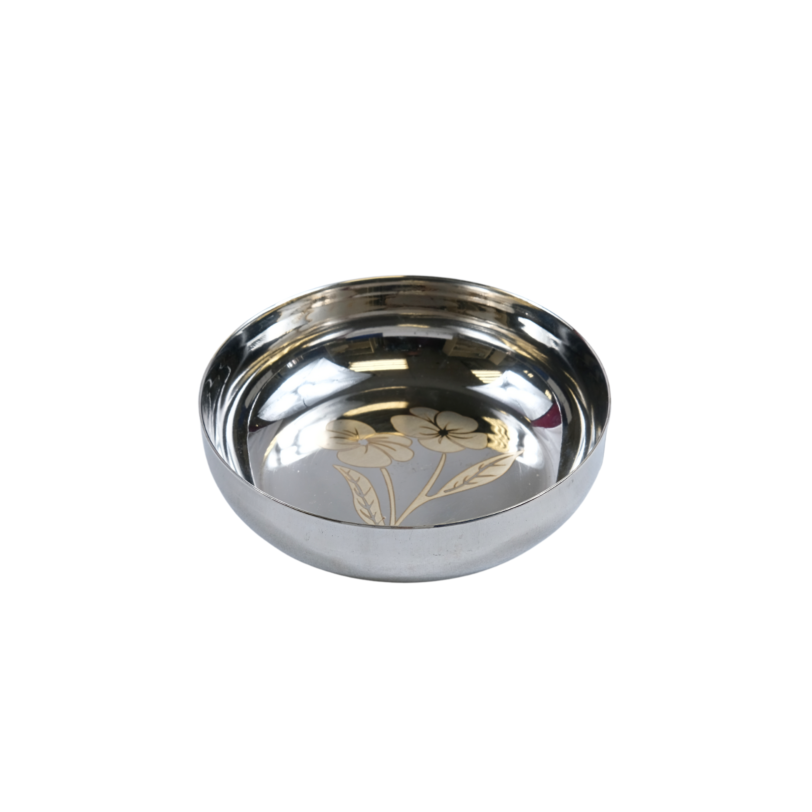 Indian Roots Stainless Steel 5.5" Apple Dish