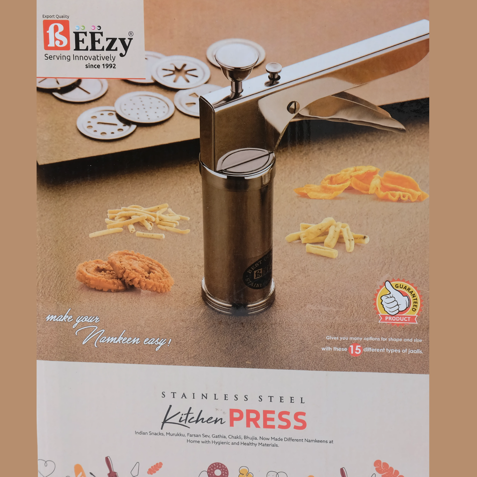 Stainless Steel Cookie Press