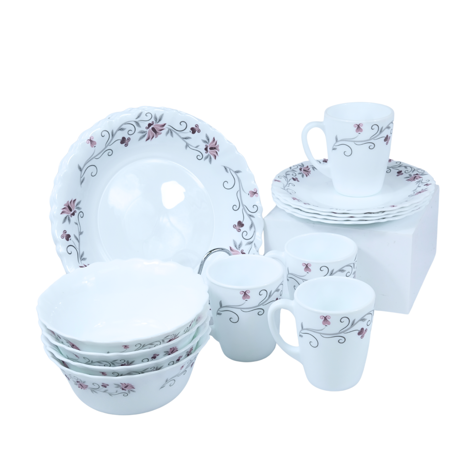 Victoria Round Shape Floral 16 pc Dinner Set