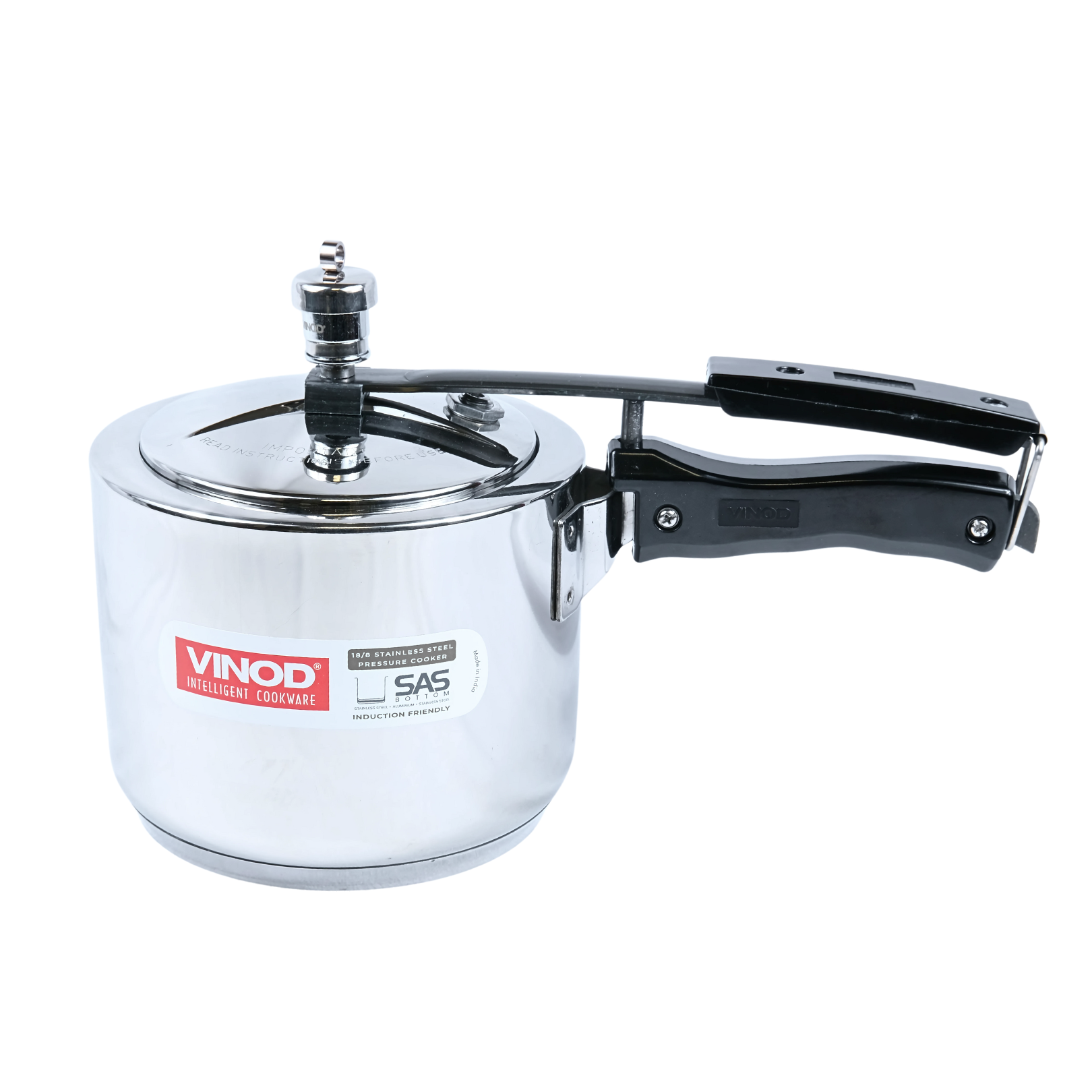Vinod Stainless Steel Inner Lid Sandwich Bottom Pressure Cooker 3L