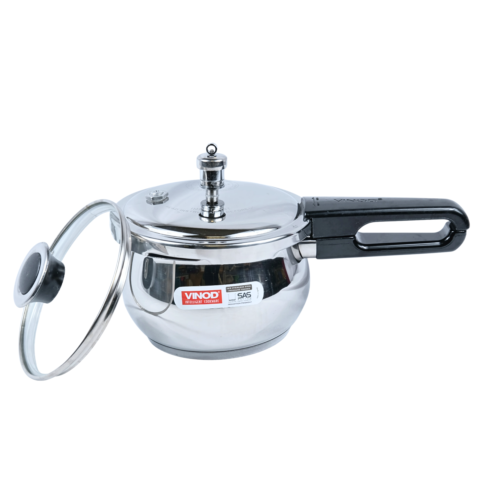 Vinod Stainless Steel Splendid Handi Pressure Cooker 2.5L