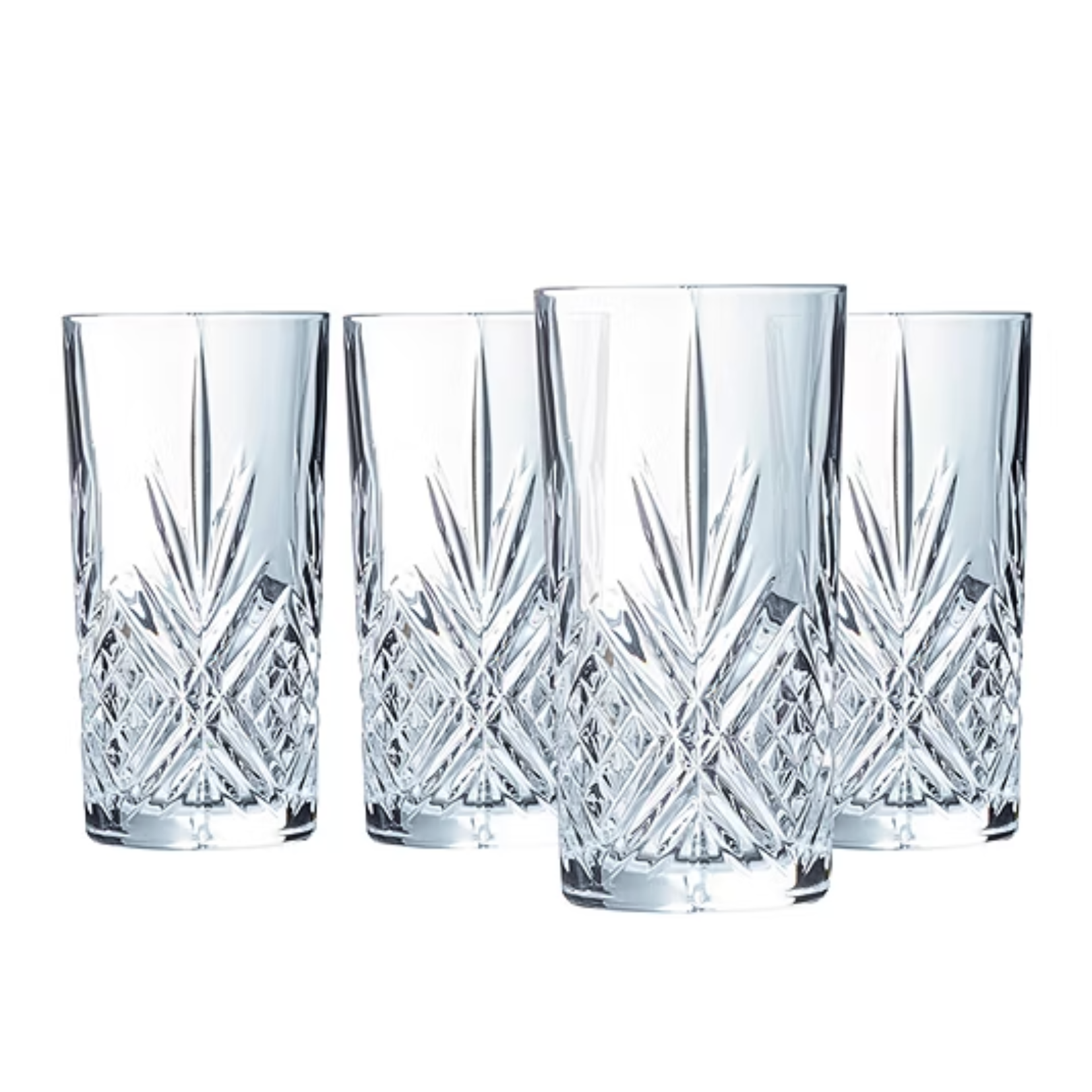 Craft Culture Broadway Highball 4pc Glass Set (12oz.35cl)