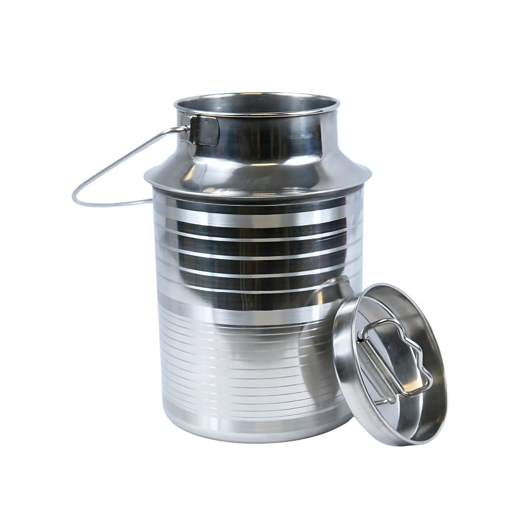Rajlakshmi Stainless Steel 6L Milk Can With Handle