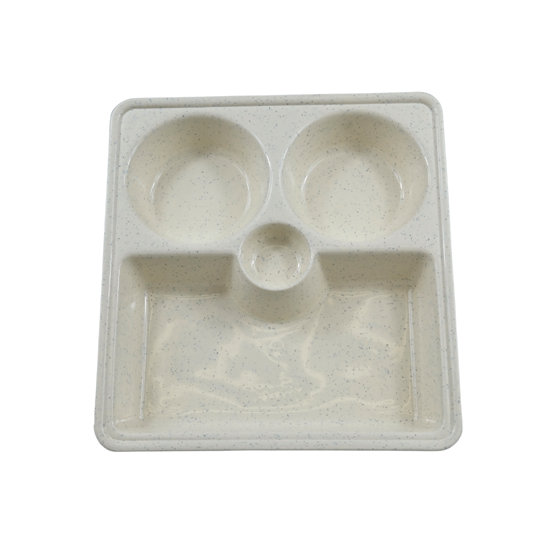 Daawat Well 4 Sectional Melamine Plate