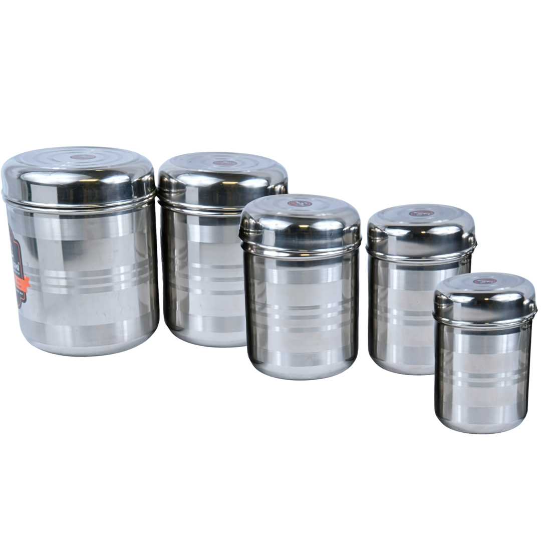 Rajlakshmi Stainless Steel 1.5L Container With Lid