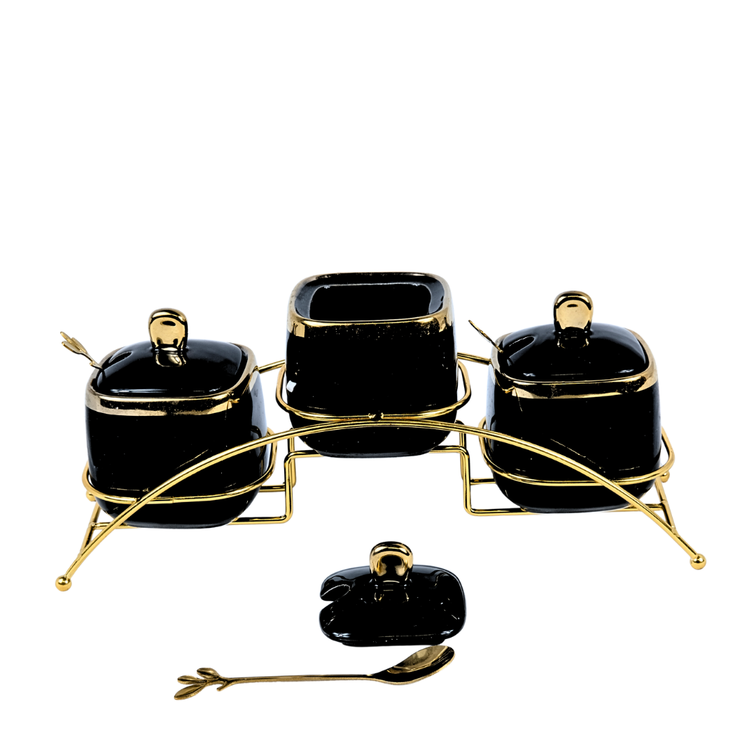 3 Section Server (Black)