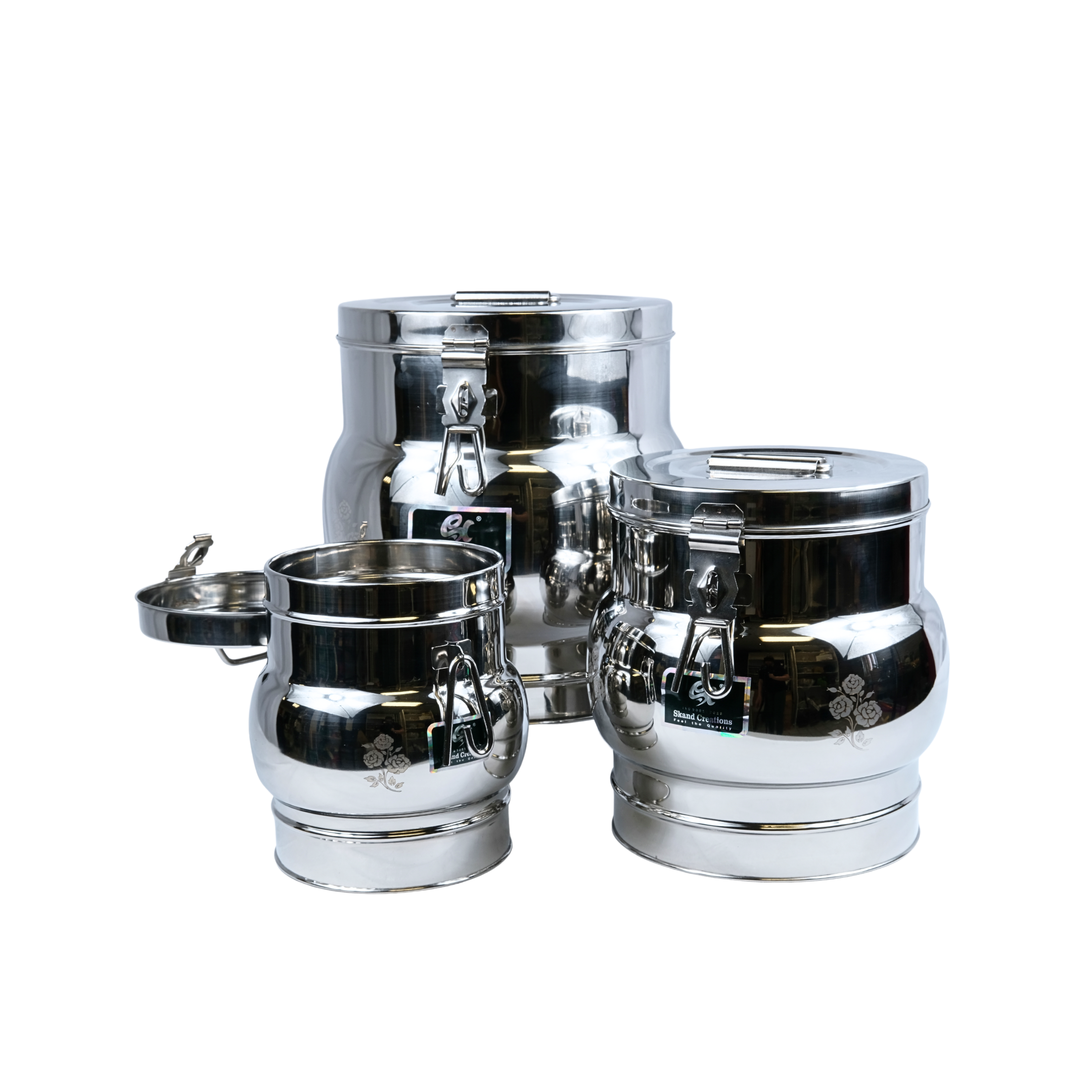 3pc Skand Dynamite Stainless Steel Contianers